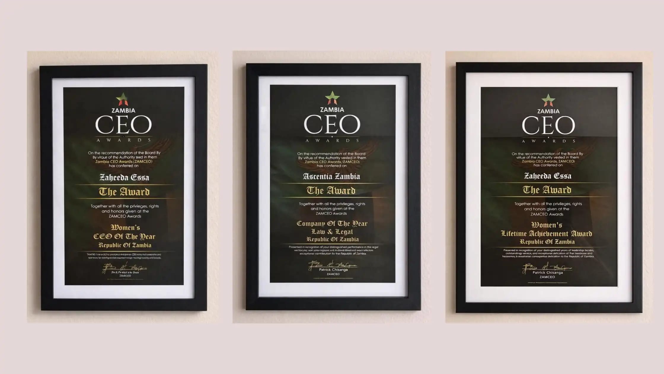 Speech on behalf of Ms. Zaheeda